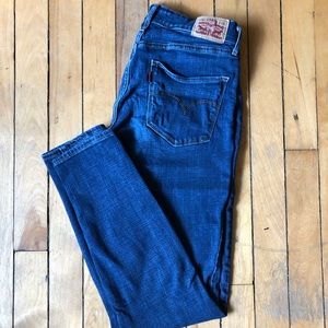 High Waisted Levi 721’s Skinny Jeans | Medium Wash
